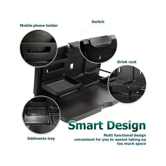 Multifunctional Car Back Seat Tray Table - Portable Foldable Desk