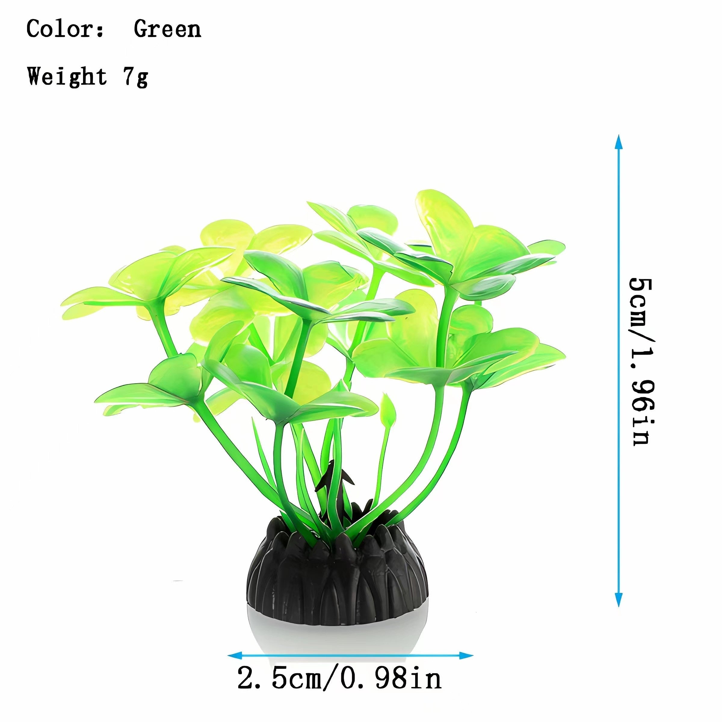 Artificial Water Grass Fish Tank Decor Silicone Glowing Kelp Ornament