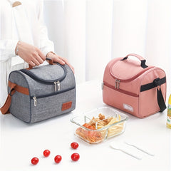 Kids Insulated Lunch Bag with Aluminum Foil for Fresh Food Storage