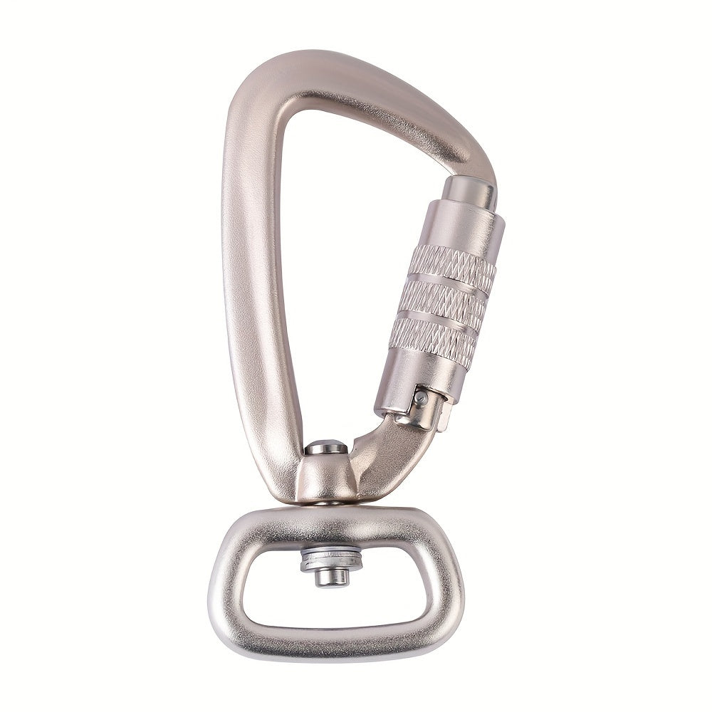 5KN Locking Buckle Clip Aluminum Alloy Accessory For Dog Leash Hiking Keychain