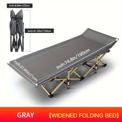 Portable Folding Bed Single Home Office Lunch Break Camping Travel