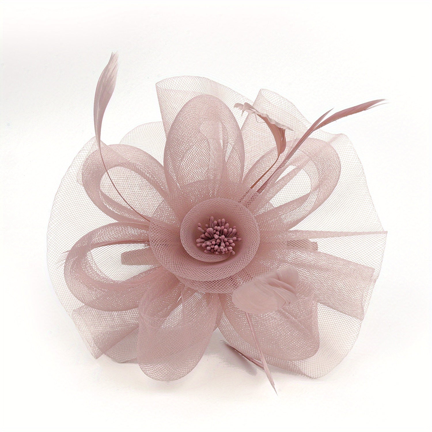 Womens Tea Party Fascinators Hat Faux Feathers Flower Headband