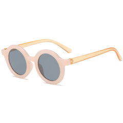 Boys Round Frame Sunglasses for Outdoor Activities