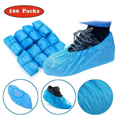 100pcs Disposable Shoe Covers for Office and Carpet Protection
