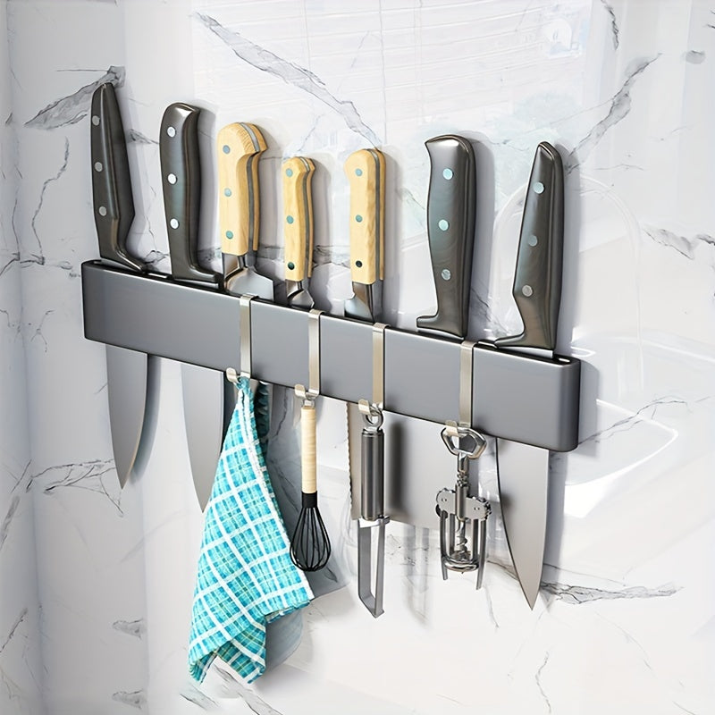 Stainless Steel Wall Mounted Knife Holder Organizer
