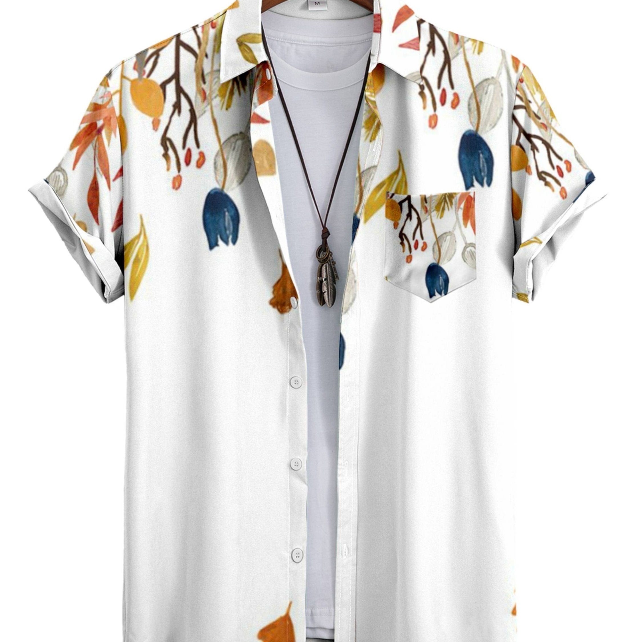 Men's 3D Print Casual Short Sleeve Shirts