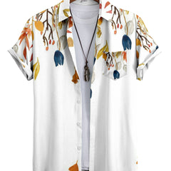 Men's 3D Print Casual Short Sleeve Shirts