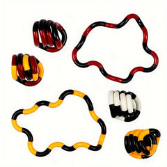 6pcs Twisted Rope Circle Wrapped Toy Adult Stress Relief Gift