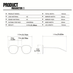 Y2K Punk Rectangle Sports Sunglasses UV400 Goggles Sunshade
