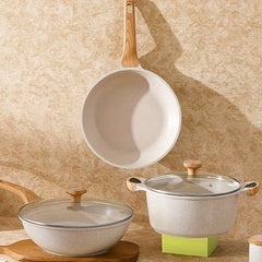 3pcs Nonstick Cookware Sets Pots And Pans Set Aluminum Pots Set