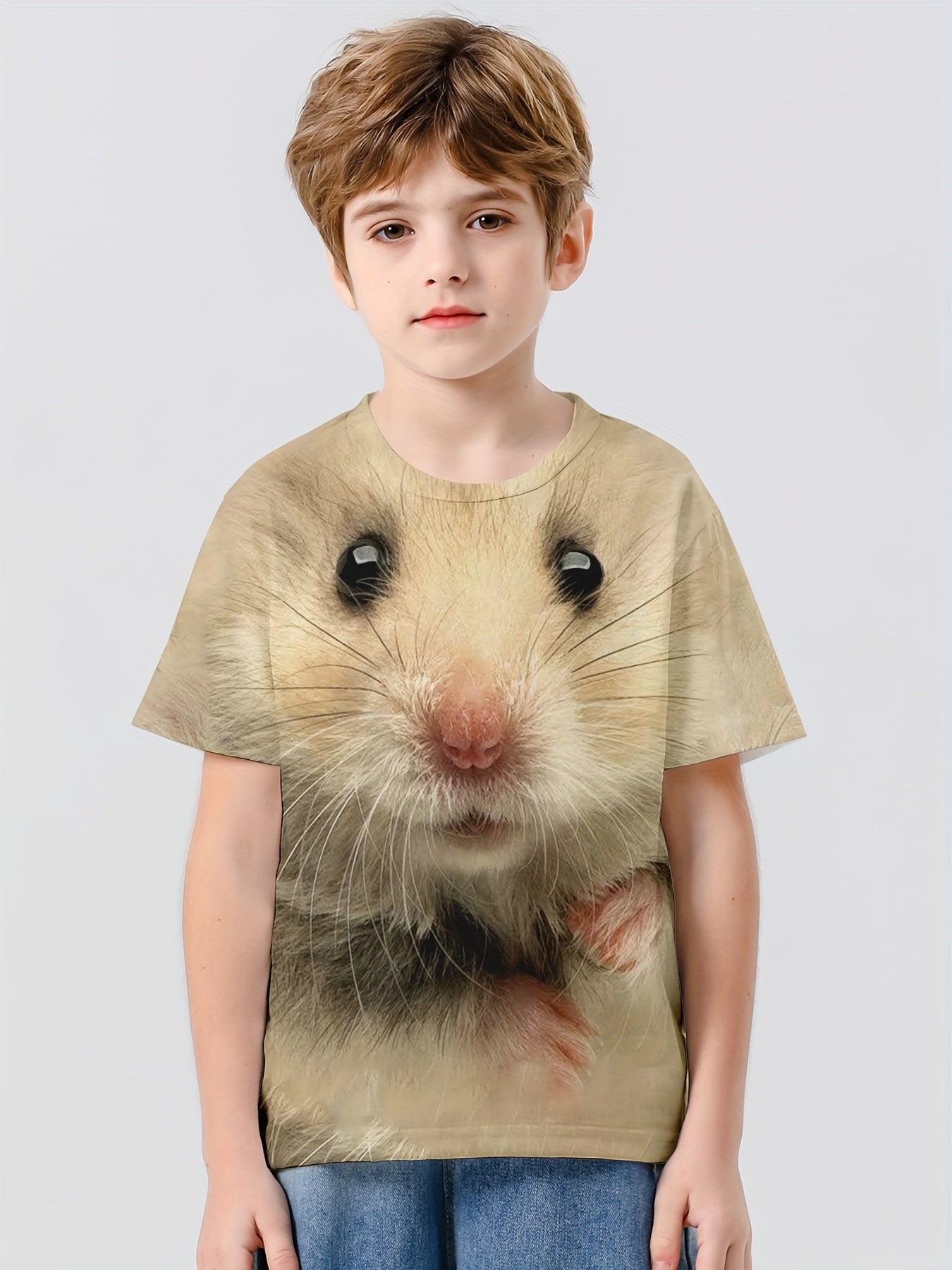 Boys' Hamster Graphic T Shirt 3D Print Tee for Summer