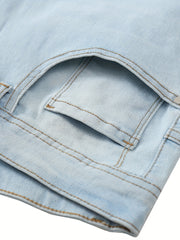 Men's Retro Style Straight Leg Jeans
