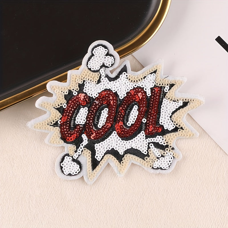 Girls Sequin DIY Patch Decorative Accessories for Clothes Backpack Hat