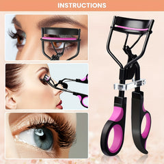 Gentle Eyelash Curler with Replacement Pad
