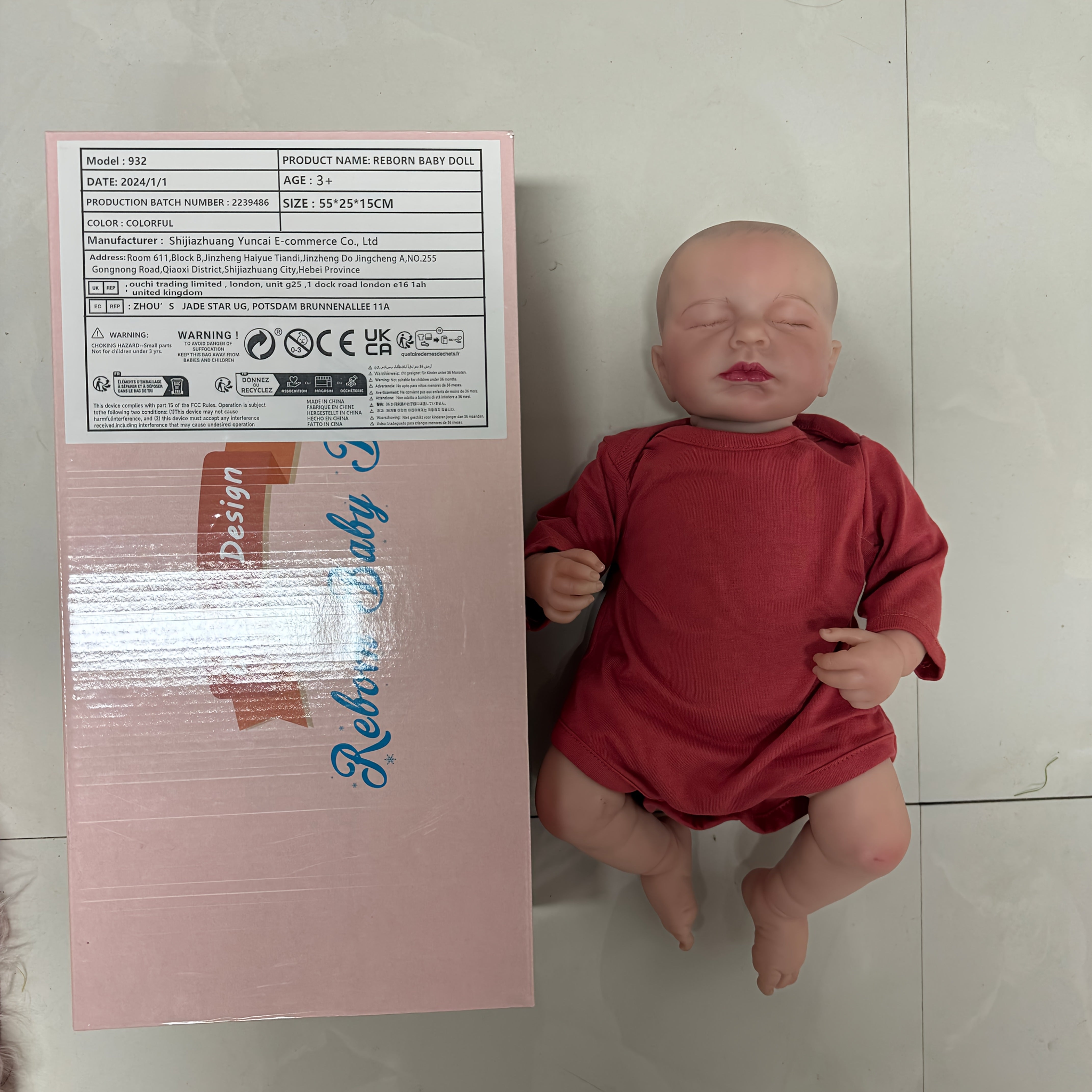 20 Inch Realistic Reborn Baby Dolls Great as Birthday Christmas Gift