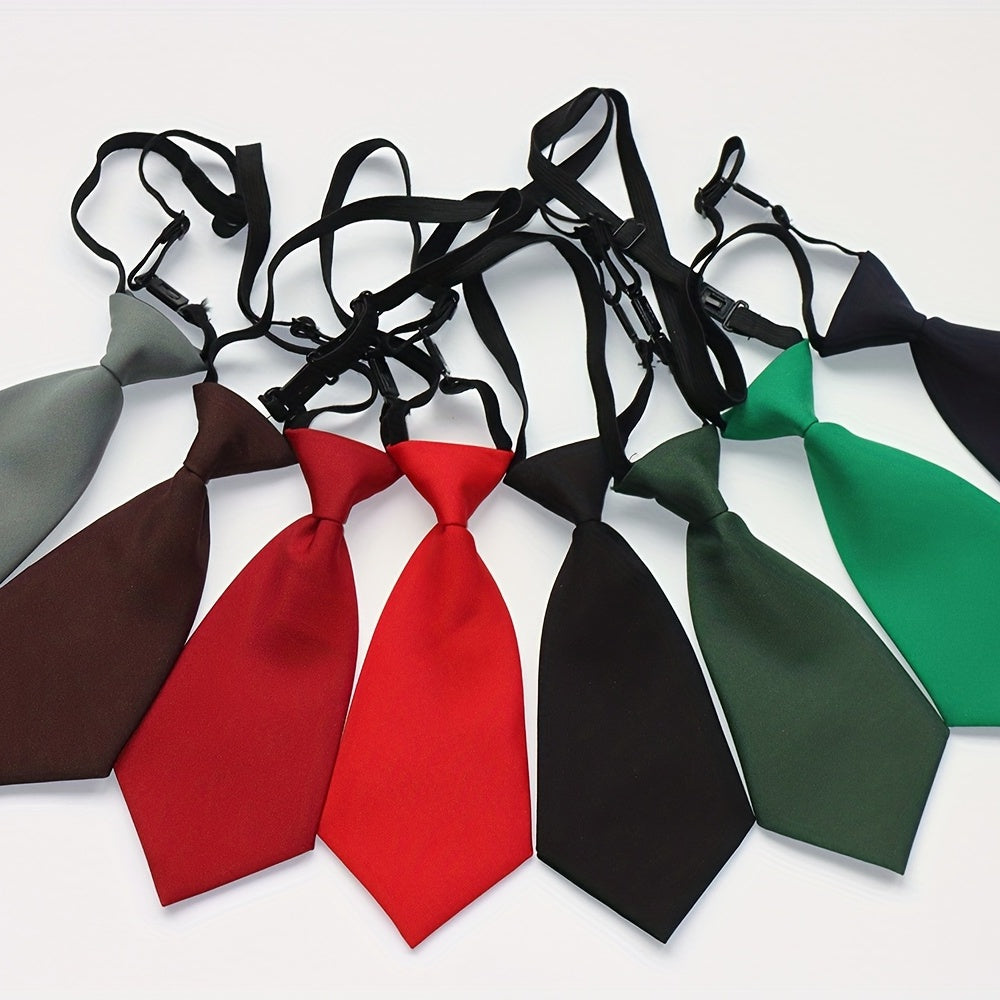 Adjustable Neck Tie Classic Cloth Accessories for Boys