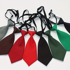 Adjustable Neck Tie Classic Cloth Accessories for Boys