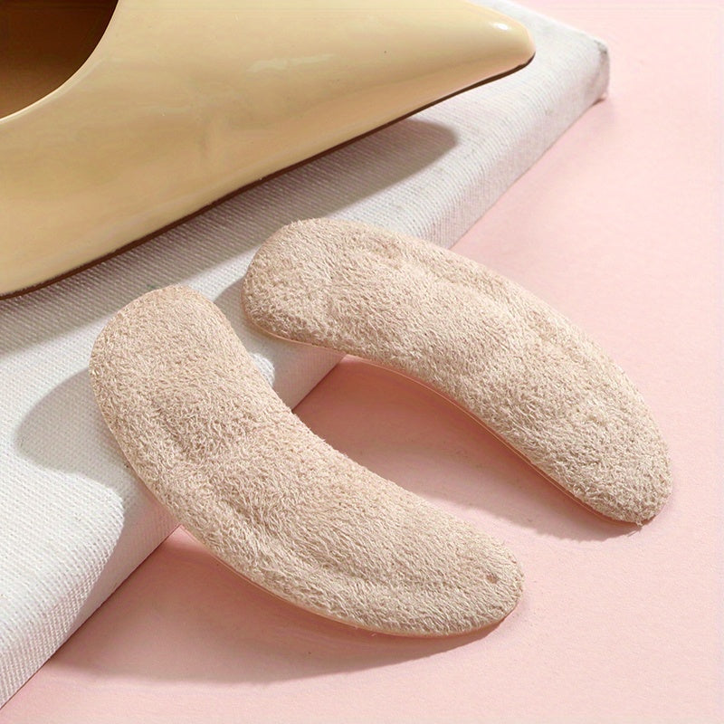 2pcs Anti-slip Forefoot Pads Transparent Half Size Pad Self-adhesive Reusable