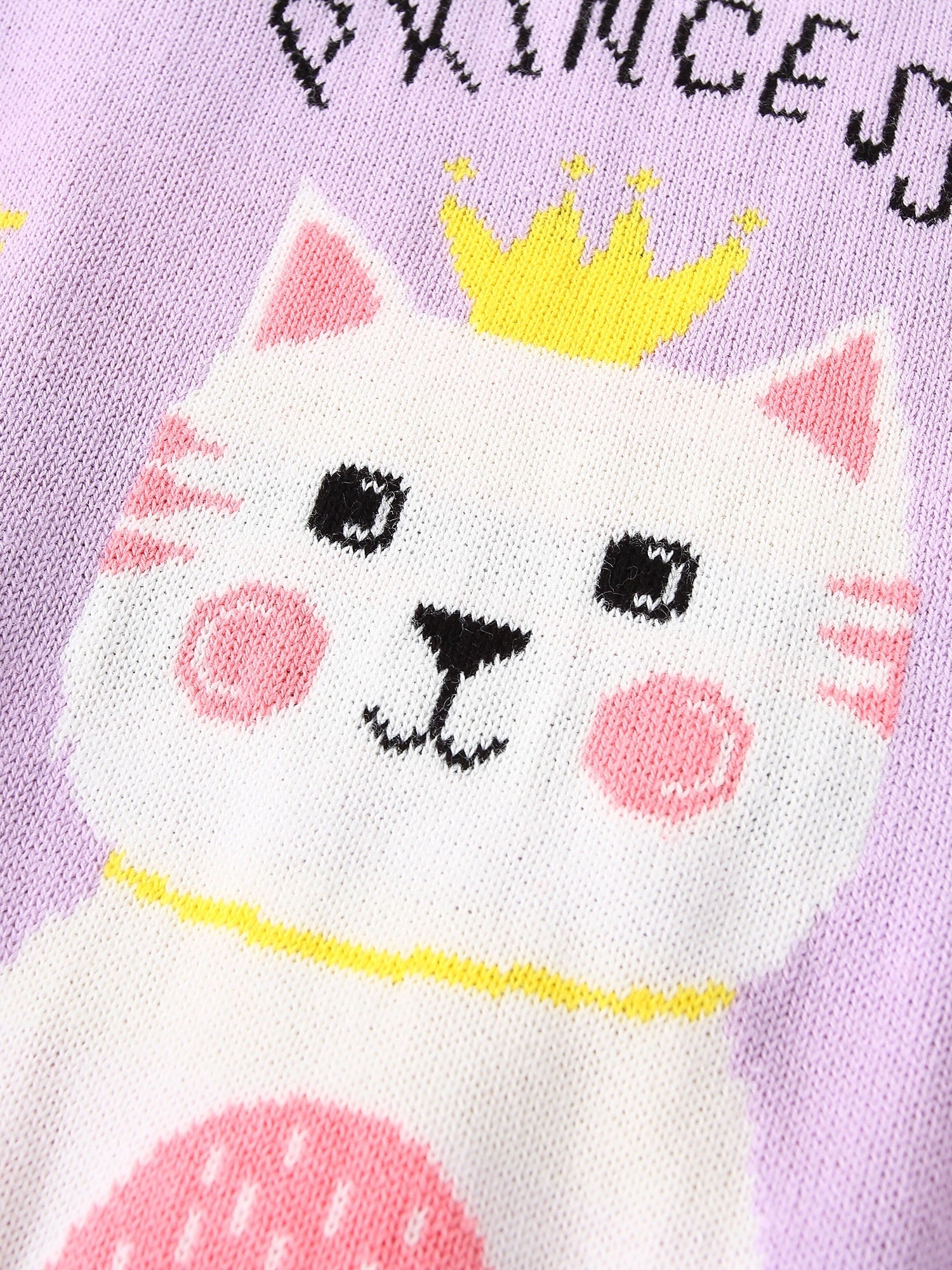 Baby Animal Jacquard Top Pullover Sweater