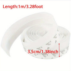 Silicone Roll Door Draft Stoppers Self Adhesive Weatherstrip