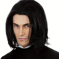 Natural Short Hair Synthetic Wigs for Men and Women