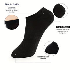 6 Pairs Women's Soft Lightweight Sports Ankle Socks