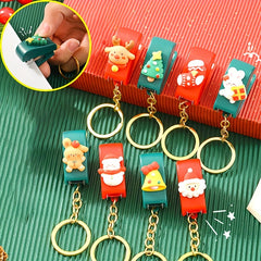 Christmas Mini Desktop Stapler Keychain
