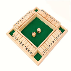 Wooden Number Dice Party Drinking Game Toys Board Game Props