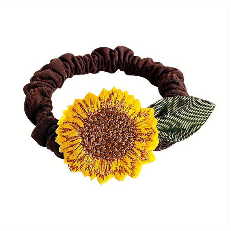 Girls Sunflower Hair Bands Hair Clips for Party Props