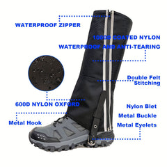 Waterproof Snow Gaiters for Hiking Climbing Snowshoeing