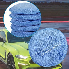 3pcs Ultra Fine Fiber Wax Foam Car Wax Pad