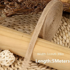 Jute Ribbon Bow Wedding Christmas Decor Retro Lace Ribbon Wedding