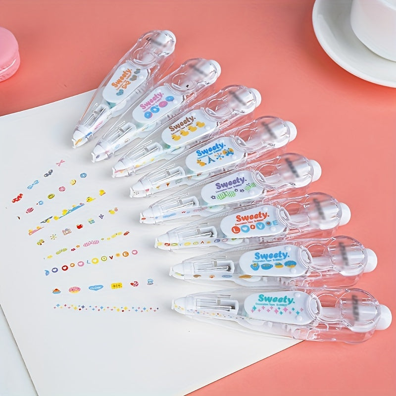 Cartoon Pattern Decoration Tape Pen for Scrapbooking