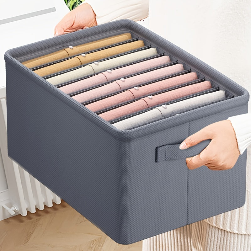 Foldable Pants Storage Box Sweater Jeans Organizer Wardrobe Clothes Organizer