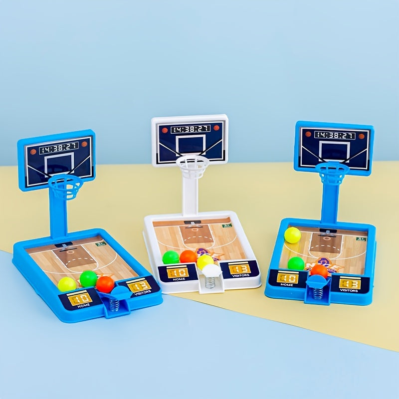 Mini Tabletop Shooting Device Finger Catapult Basketball Machine