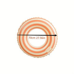 Striped Swimming Ring Inflatable Baby Underarm Ring Double Air Bag