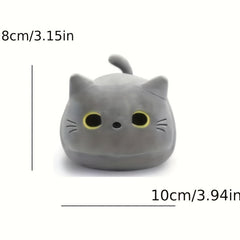 Grey Cat Throw Pillow Plush Doll Gift Decoration