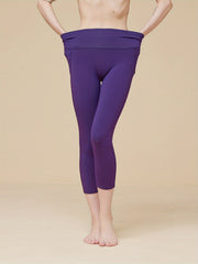 Yoga Leggings Mid Stretch Slim Fitted Warm Fitness Tights Women's