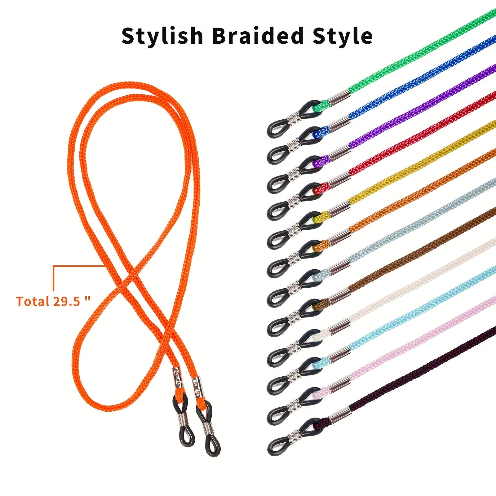5-Pack Anti-Drop Glasses Chain for Myopia and Presbyopia
