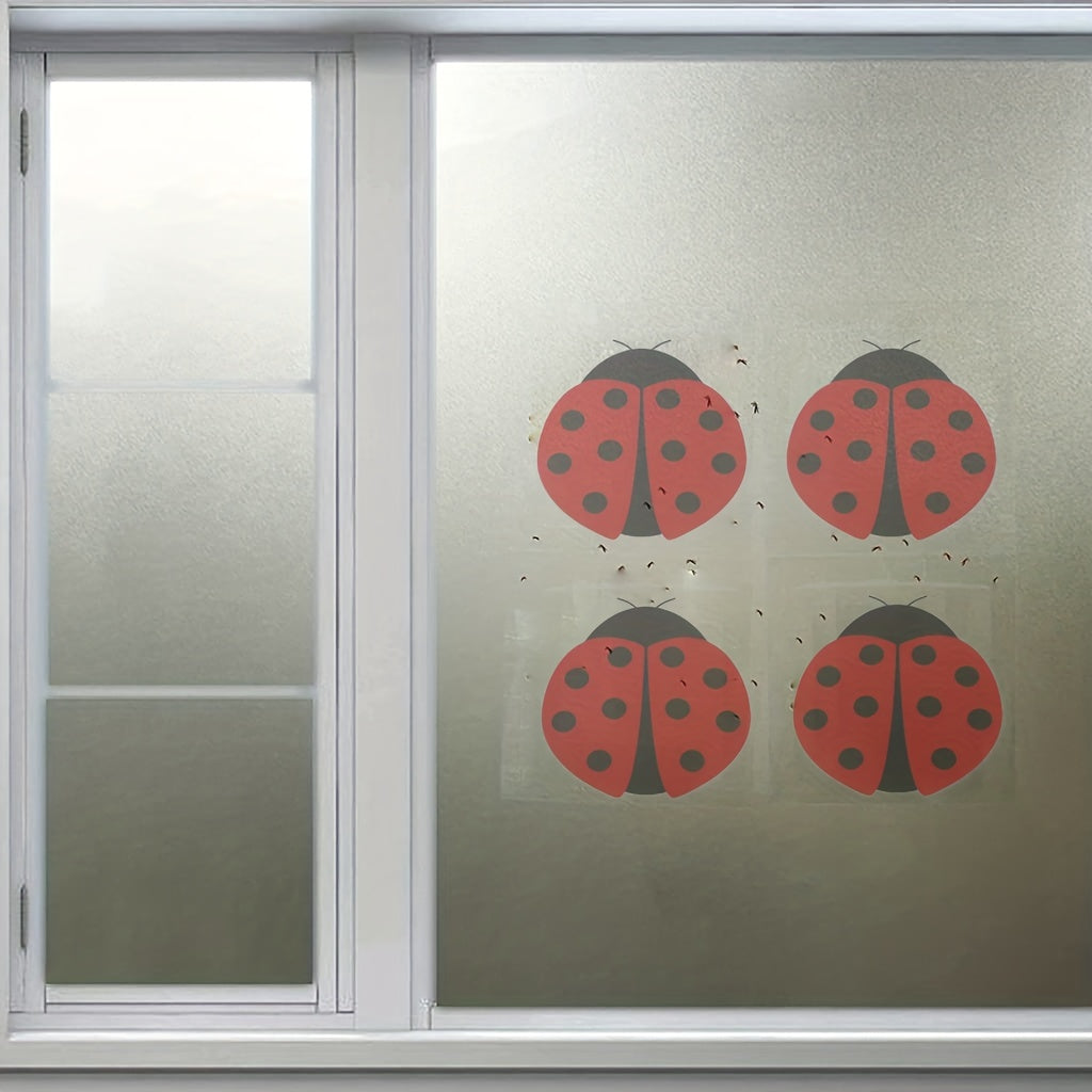 Ladybug Fly Catcher Window Stickers 30pcs