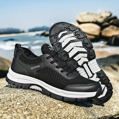 Men's Breathable Mesh Sneakers for Hiking Climbing