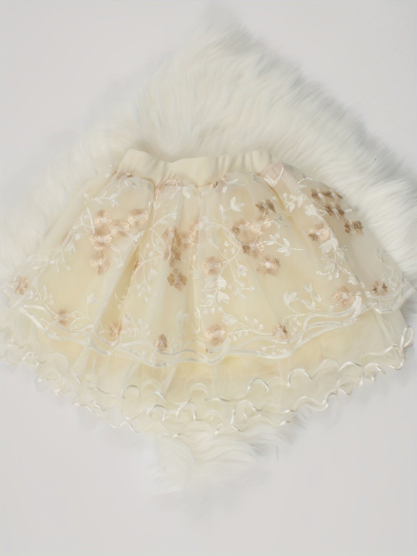 Girls Princess Bow Front Tulle Tutu Skirts Ballet Dance Party Skirt