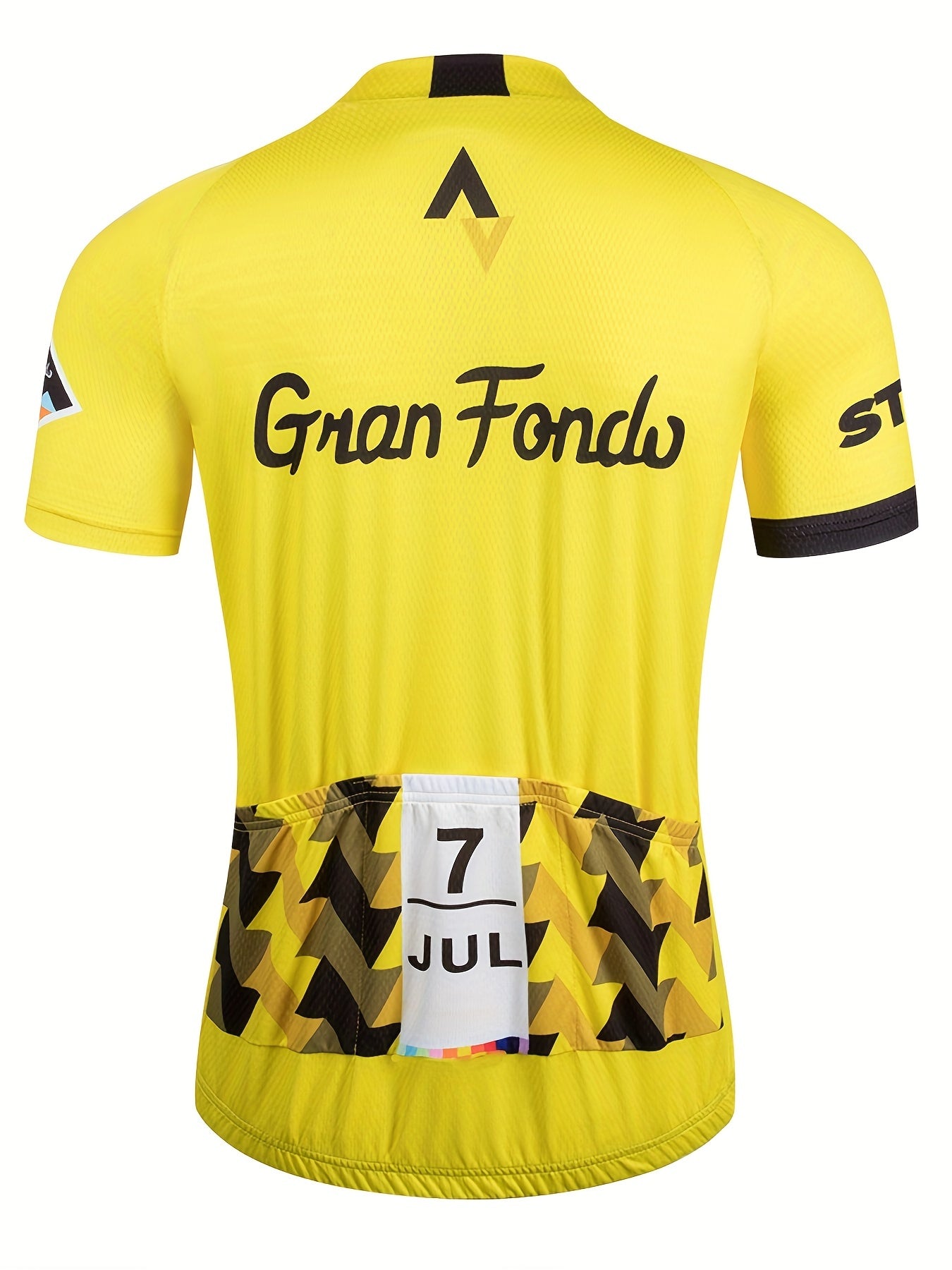 Quick Dry Cycling Jersey w/ Rear Pocket - High Stretch Shirt
