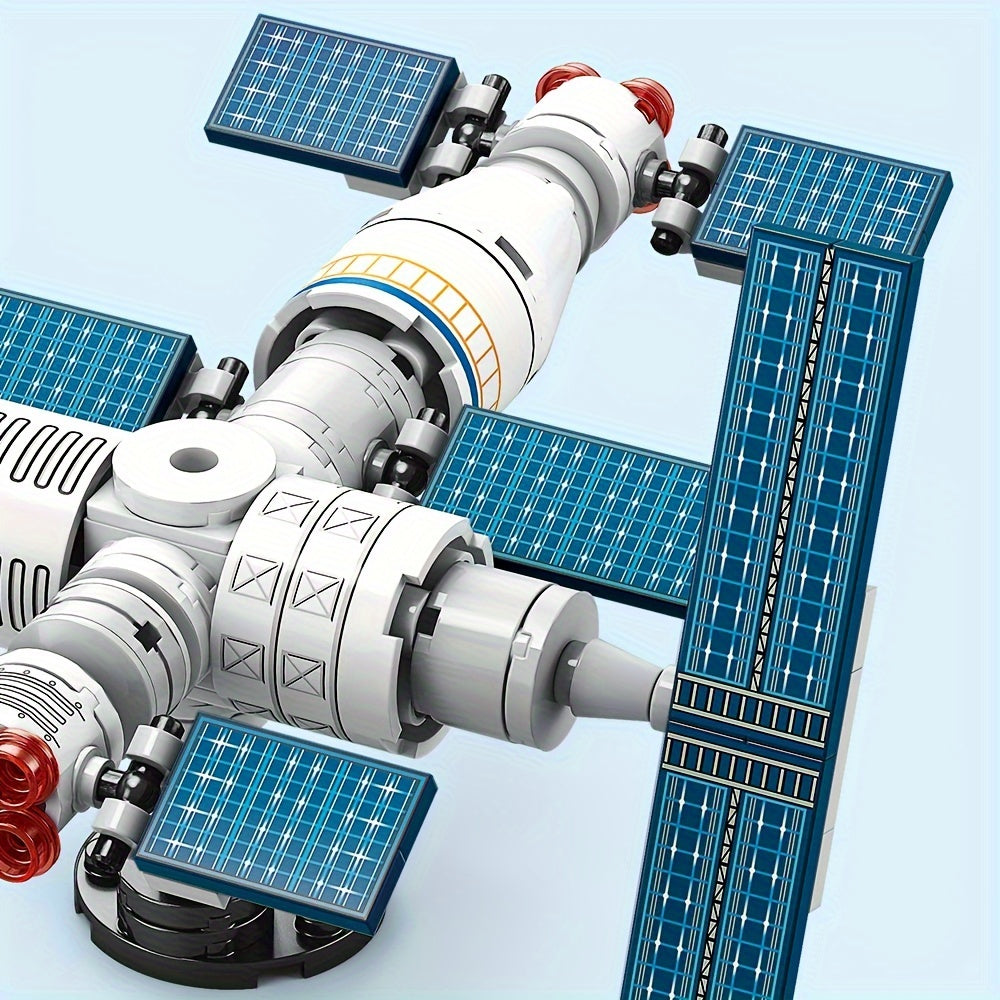DIY Space Station Building Blocks Model Toy