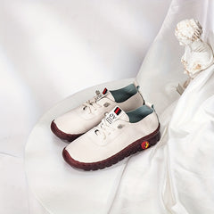 Women's Steel Toe Sneakers Breathable Low Top Lace-up Lightweight Shoes