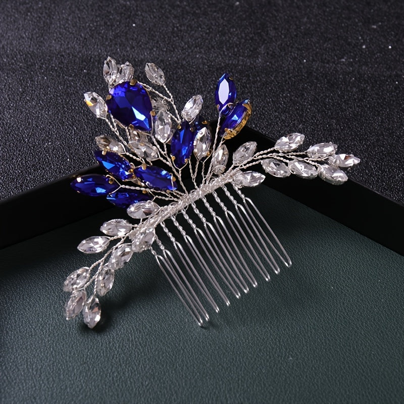Crystal Rhinestone Wedding Hair Comb Bridal Hair Combs Jewelry Accessories