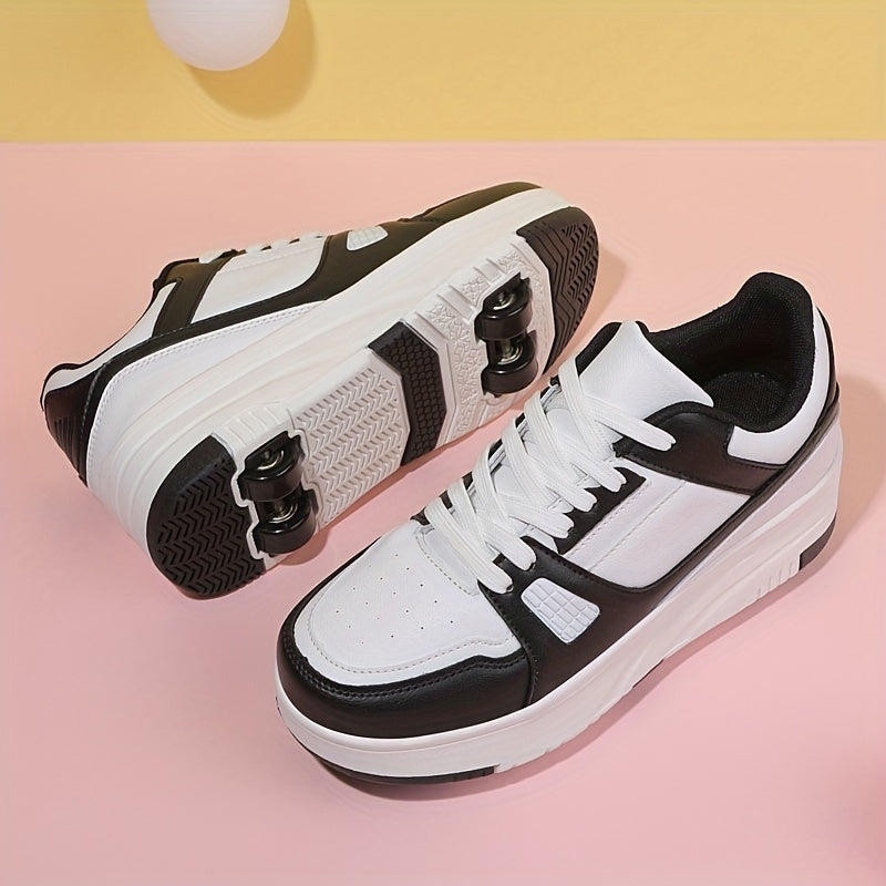 Adjustable Roller Skates for Girls with Smooth Gliding Wheels