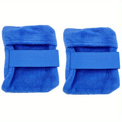 2pcs Beach Sand Removal Gloves Light Beige Color Large Size