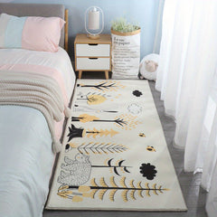 Thickened Shaggy Rugs For Bedroom Modern Cashmere Bedroom Long Strip Bedside Rug