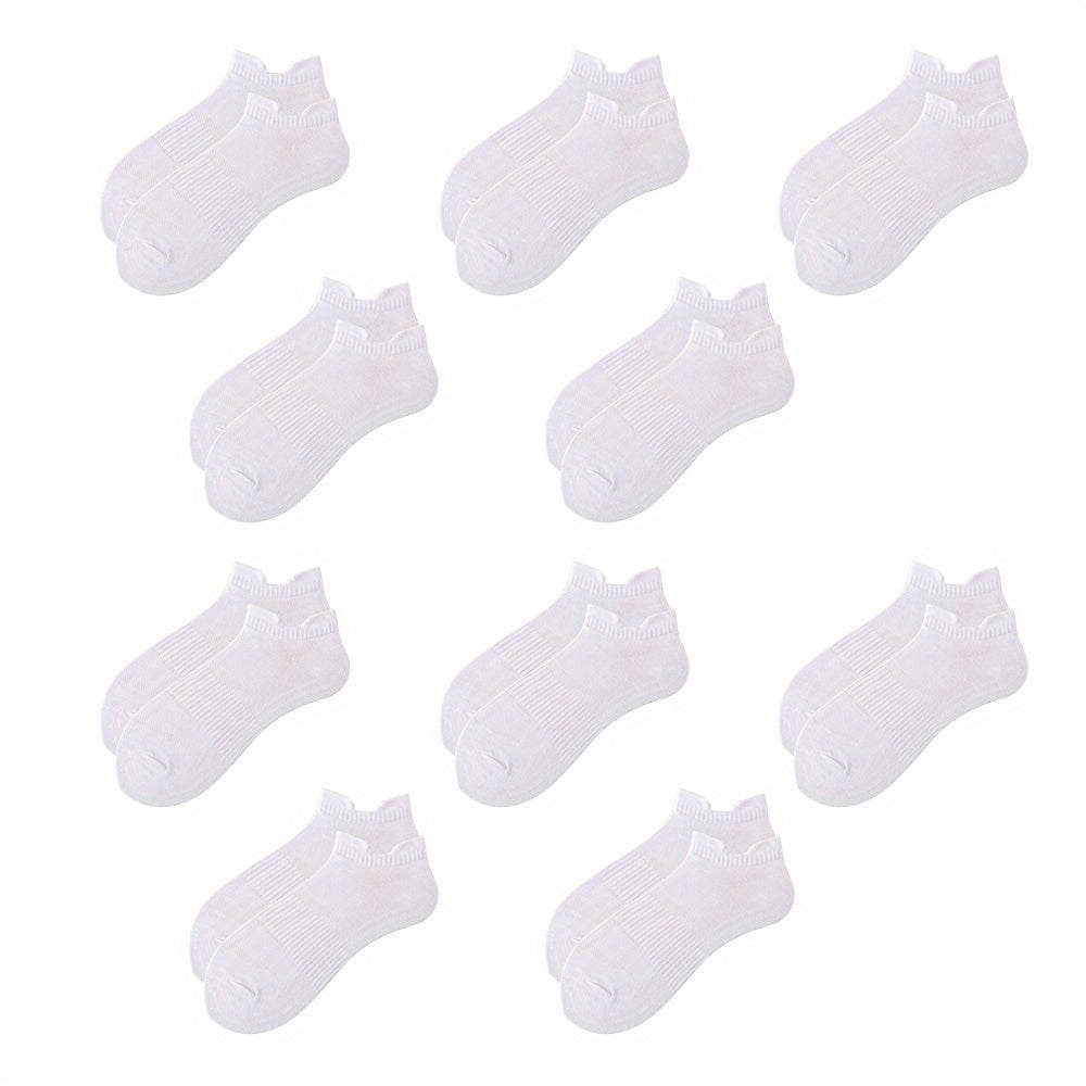 10 Pairs Soft & Lightweight Low Cut Women's Socks